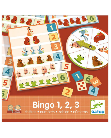 DJECO - Bingo 1,2,3 chiffres