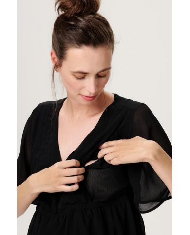 NOPPIES - Blouse - ALISA - Noir