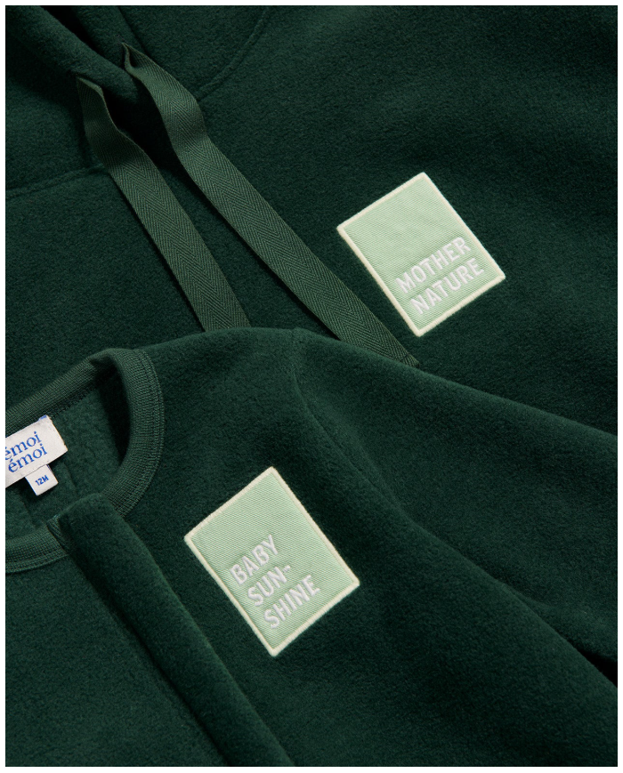 EMOI EMOI - Hoodie d'allaitement - Mother Nature - Vert nuit EMOI EMOI - Hoodie d'allaitement - Mother Nature - Vert nuit