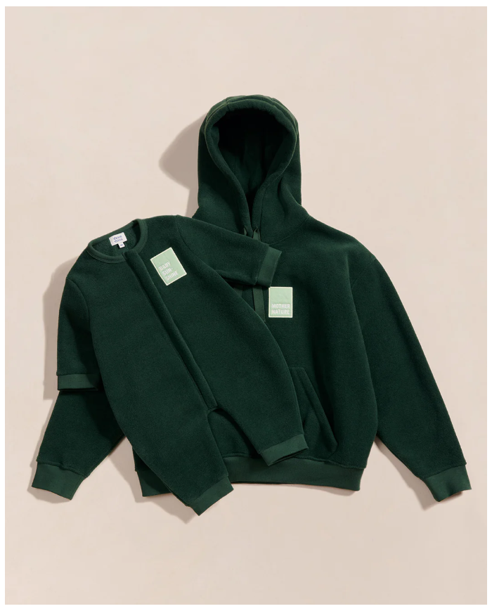 EMOI EMOI - Hoodie d'allaitement - Mother Nature - Vert nuit EMOI EMOI - Hoodie d'allaitement - Mother Nature - Vert nuit