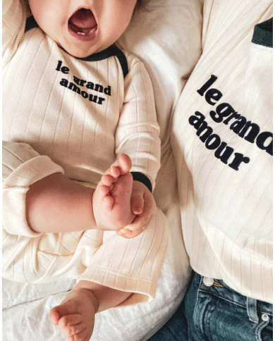 EMOI EMOI - T-shirt - Le grand amour - Crème EMOI EMOI - T-shirt - Le grand amour - Crème