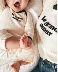 EMOI EMOI - T-shirt - Le grand amour - Crème EMOI EMOI - T-shirt - Le grand amour - Crème