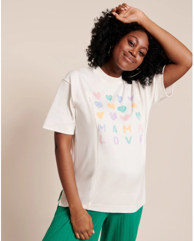 EMOI EMOI - T-shirt de grossesse et allaitement - Mama love EMOI EMOI - T-shirt de grossesse et allaitement - Mama love