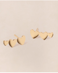 EMOI EMOI - Boucles d'oreilles - CLARISSE - 3 coeurs EMOI EMOI - Boucles d'oreilles - CLARISSE - 3 coeurs