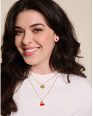 EMOI EMOI - Boucles d'oreilles - CELESTE - Coeur EMOI EMOI - Boucles d'oreilles - CELESTE - Coeur