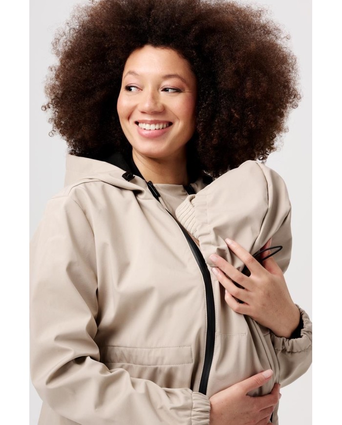 NOPPIES - Veste softshell de grossesse et portage - White pepper NOPPIES - Veste softshell de grossesse et portage - White pepper