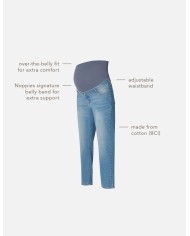 NOPPIES - Jeans de grossesse Mom Fit - AZUA - Vintage blue