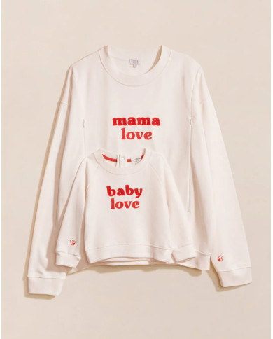 EMOI EMOI - Sweat enfant - Baby love EMOI EMOI - Sweat enfant - Baby love