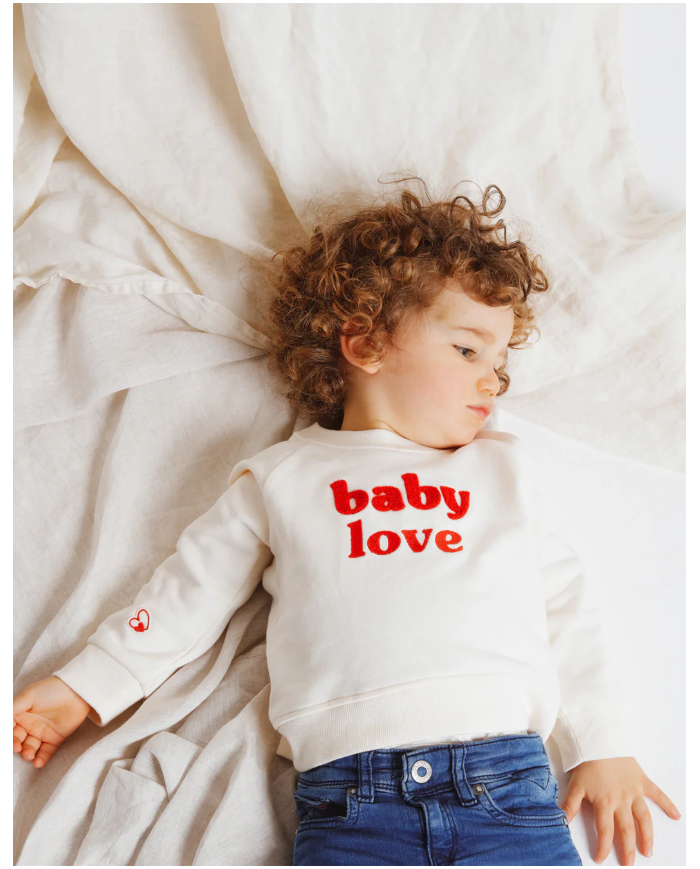 EMOI EMOI - Sweat enfant - Baby love EMOI EMOI - Sweat enfant - Baby love
