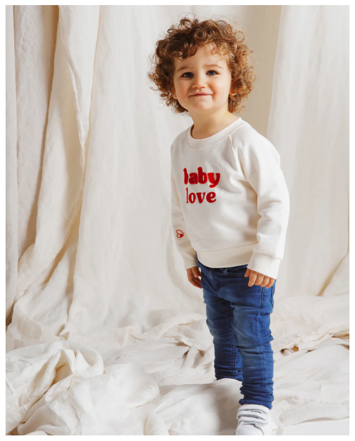 EMOI EMOI - Sweat enfant - Baby love EMOI EMOI - Sweat enfant - Baby love