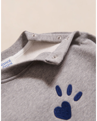 EMOI EMOI - Sweat enfant - L'amour est déclaré - Gris EMOI EMOI - Sweat enfant - L'amour est déclaré - Gris