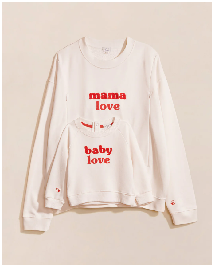 EMOI EMOI - Sweat d'allaitement - Mama Love EMOI EMOI - Sweat d'allaitement - Mama Love