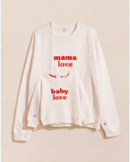 EMOI EMOI - Sweat d'allaitement - Mama Love EMOI EMOI - Sweat d'allaitement - Mama Love
