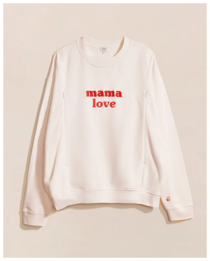 EMOI EMOI - Sweat d'allaitement - Mama Love EMOI EMOI - Sweat d'allaitement - Mama Love
