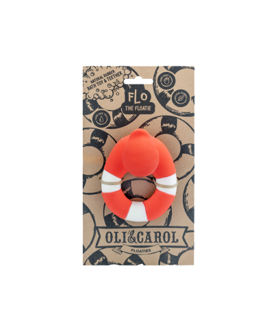 OLI&CAROL - FLO le canard flotteur - Rouge