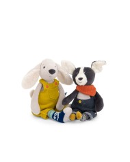 MOULIN ROTY - Peluche chien Pilou - Puce et Pilou