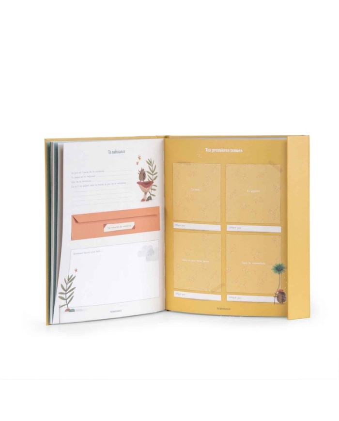 MOULIN ROTY - Livre de naissance - Trois petits lapins MOULIN ROTY - Livre de naissance - Trois petits lapins