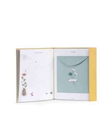 MOULIN ROTY - Livre de naissance - Trois petits lapins