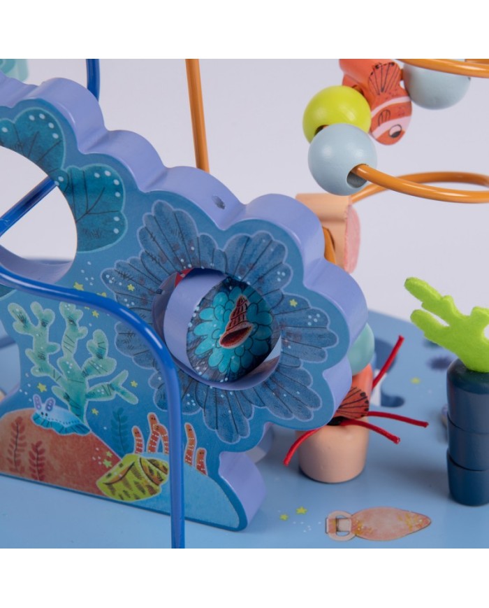 MOULIN ROTY - Circuit de perles en bois - Les aventures de Paulie