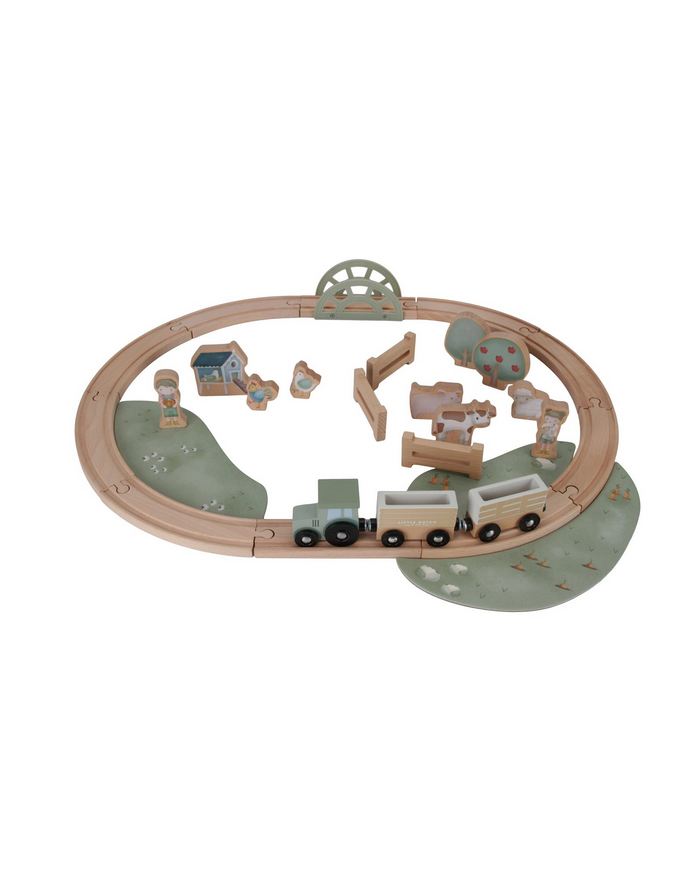 LITTLE DUTCH - Train en bois - Little farm