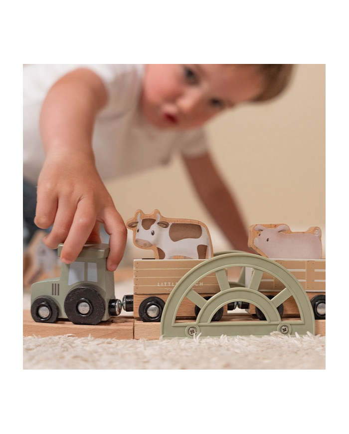 LITTLE DUTCH - Train en bois - Little farm