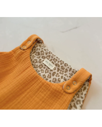 JOLI NOUS - Gigoteuse orange et léopard clair réversible JOLI NOUS - Gigoteuse orange et léopard clair réversible
