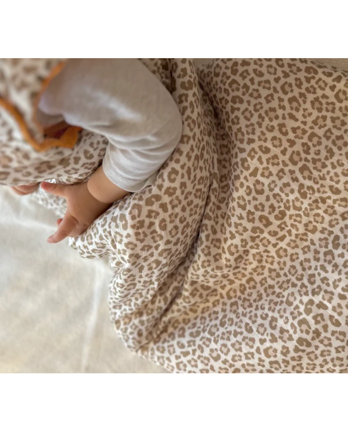 JOLI NOUS - Gigoteuse orange et léopard clair réversible JOLI NOUS - Gigoteuse orange et léopard clair réversible