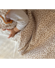 JOLI NOUS - Gigoteuse orange et léopard clair réversible JOLI NOUS - Gigoteuse orange et léopard clair réversible