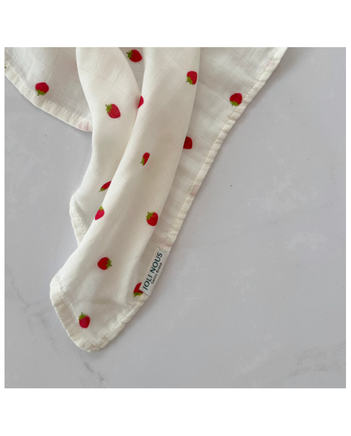 JOLI NOUS x L'Envie de Fraises - Lange XL - Fraises - Collection Exclusive