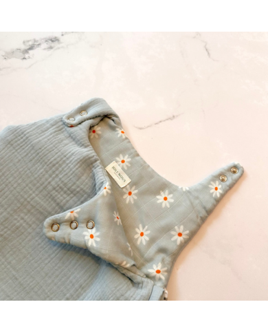 JOLI NOUS - Gigoteuse bleue ciel et marguerites réversible JOLI NOUS - Gigoteuse bleue ciel et marguerites réversible