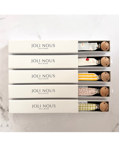 JOLI NOUS - Attaches-tétines - Motif au choix JOLI NOUS - Attaches-tétines - Motif au choix