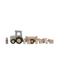 LITTLE DUTCH - Tracteur et sa remorque en bois