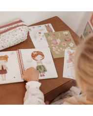 LITTLE DUTCH - Livre de cartes à gratter - Rosa & friends LITTLE DUTCH - Livre de cartes à gratter - Rosa & friends