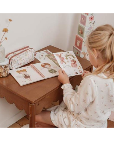 LITTLE DUTCH - Livre de cartes à gratter - Rosa & friends