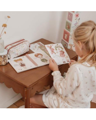 LITTLE DUTCH - Livre de cartes à gratter - Rosa & friends LITTLE DUTCH - Livre de cartes à gratter - Rosa & friends