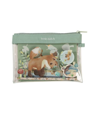 LITTLE DUTCH - Livre de cartes à gratter - Rosa & friends LITTLE DUTCH - Livre de cartes à gratter - Rosa & friends