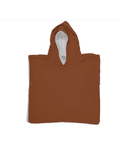 ATELIER WAGRAM - Poncho gaze - Caramel