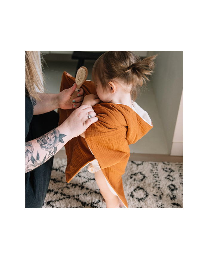 ATELIER WAGRAM - Poncho gaze - Caramel