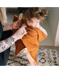 ATELIER WAGRAM - Poncho gaze - Caramel