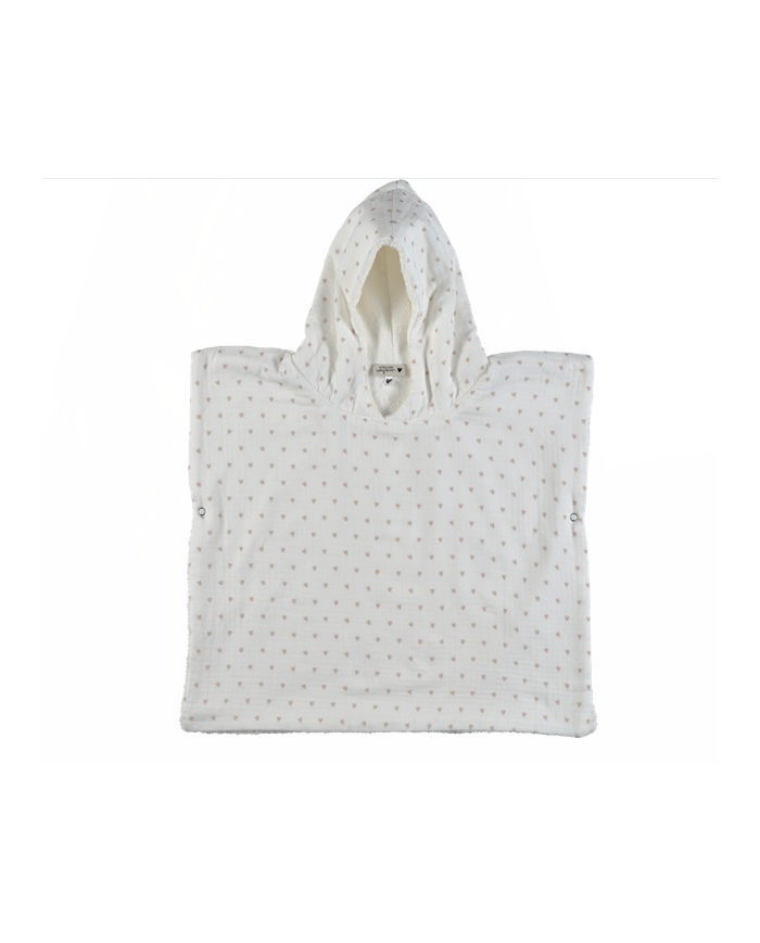 ATELIER WAGRAM - Poncho gaze - Cœurs