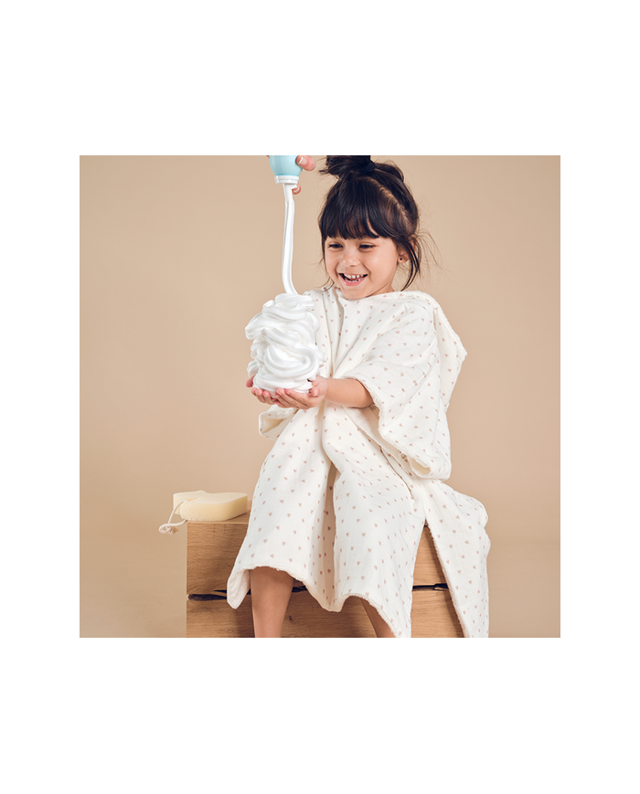 ATELIER WAGRAM - Poncho gaze - Cœurs