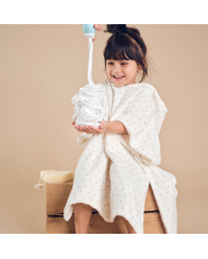 ATELIER WAGRAM - Poncho gaze - Cœurs