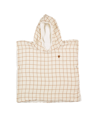 ATELIER WAGRAM - Poncho gaze - Carreaux