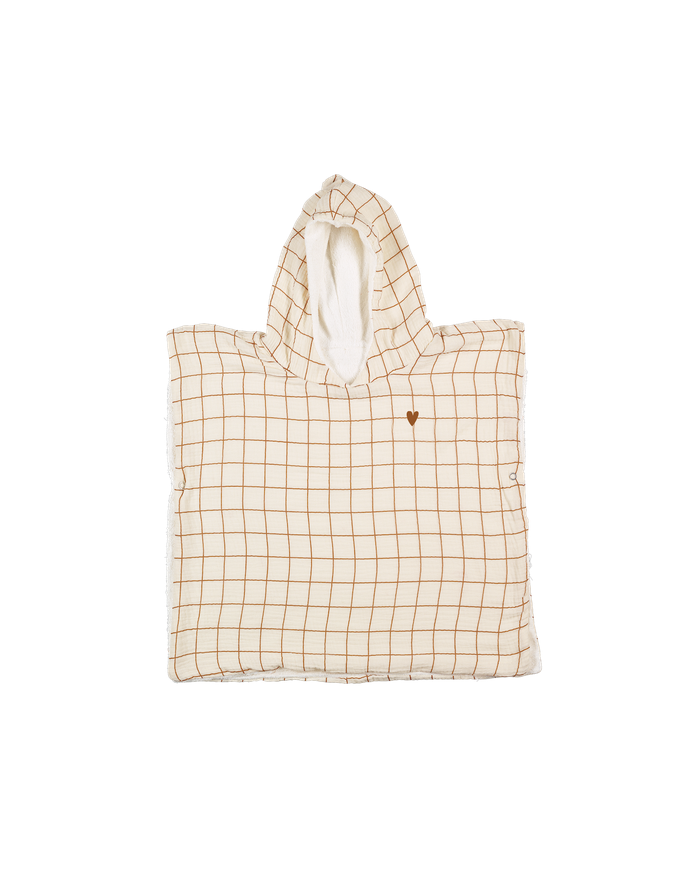 ATELIER WAGRAM - Poncho gaze - Carreaux