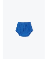 ARSENE ET LES PIPELETTES - Short bleu en lin - Fiorenzo