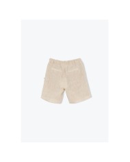 ARSENE ET LES PIPELETTES - Short beige en lin - Fiorenzo