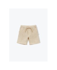 ARSENE ET LES PIPELETTES - Short beige en lin - Fiorenzo