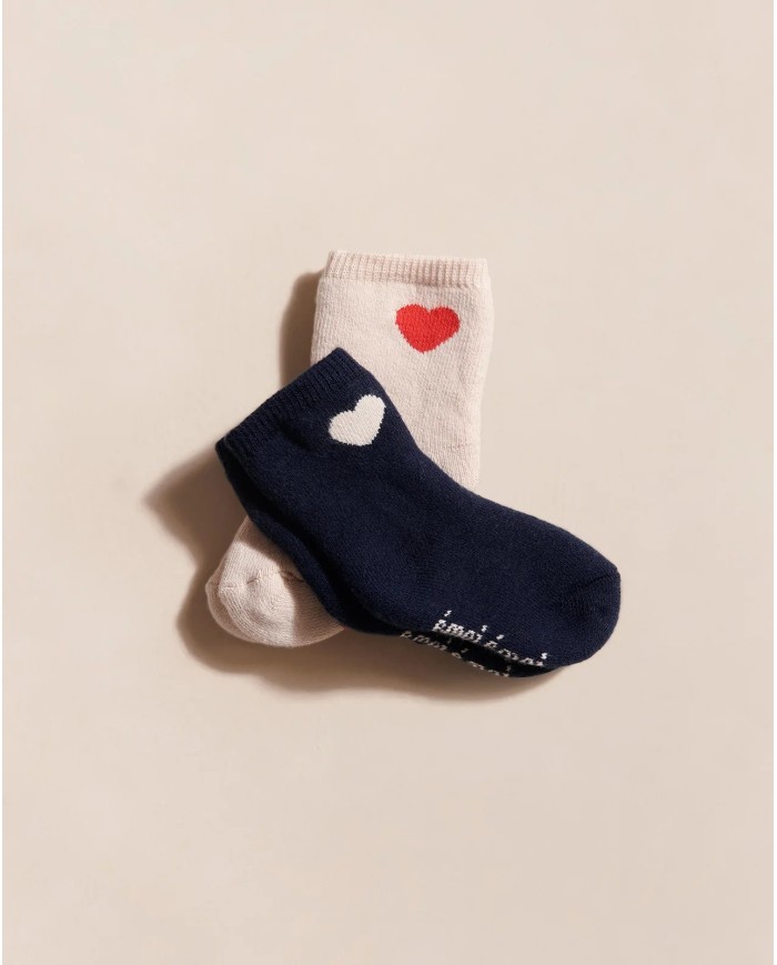 EMOI EMOI - Chaussettes bébé - Coeurs EMOI EMOI - Chaussettes bébé - Coeurs