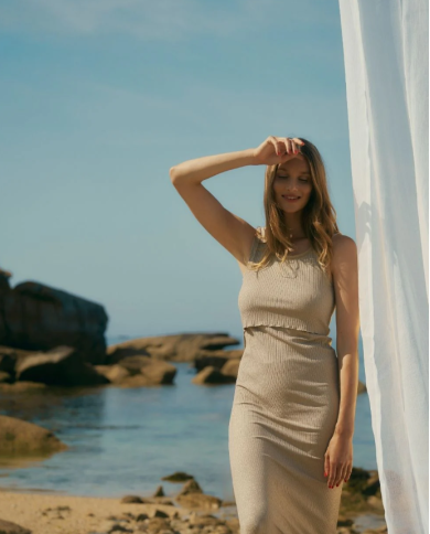 CACHE COEUR - Robe de plage - MALAGA