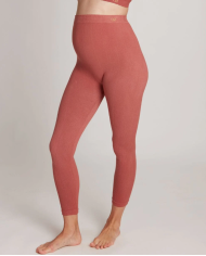 CACHE COEUR - Legging de grossesse Terracotta - ZOE CACHE COEUR - Legging de grossesse Terracotta - ZOE